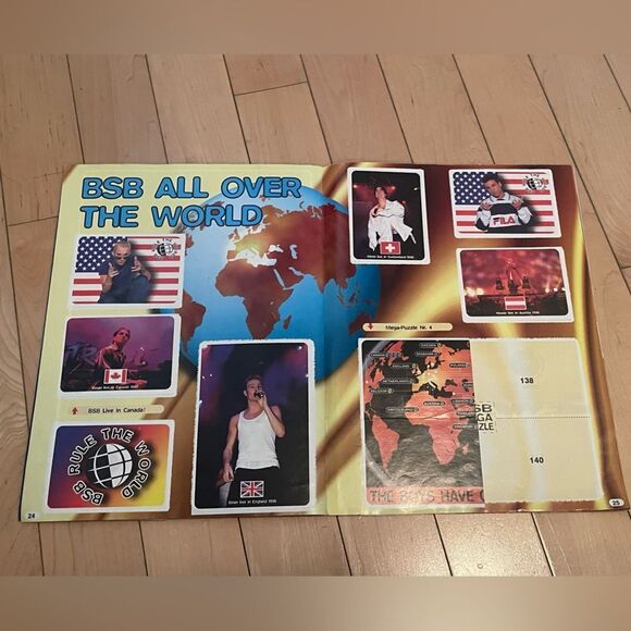 Backstreet Boys collectible sticker book - Picture 9 of 10